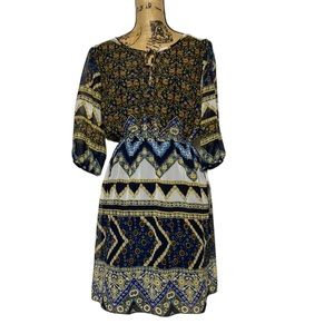NWT Enfocus Studio Boho Elastic Waist Dress 10